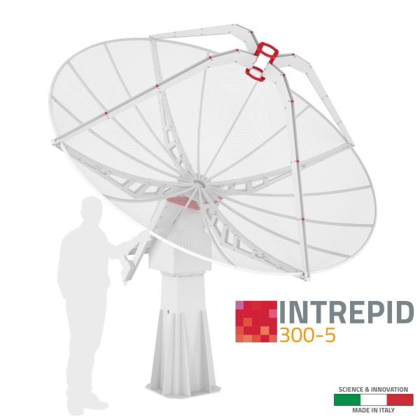 INTREPID 300-5 3.0m ground station antenna system for L/S-band