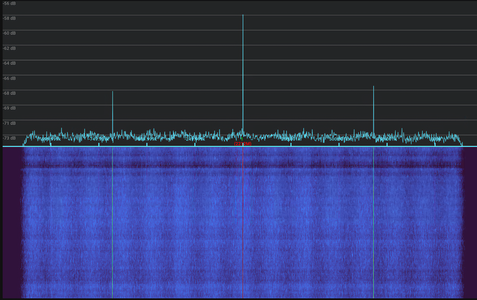 SLIM lander radio signal from the Moon surface captured with INTREPID 500-12 5.0m ground station for S/X-band