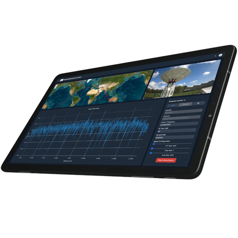 Radio2SpaceCom mission control platform for INTREPID ground stations